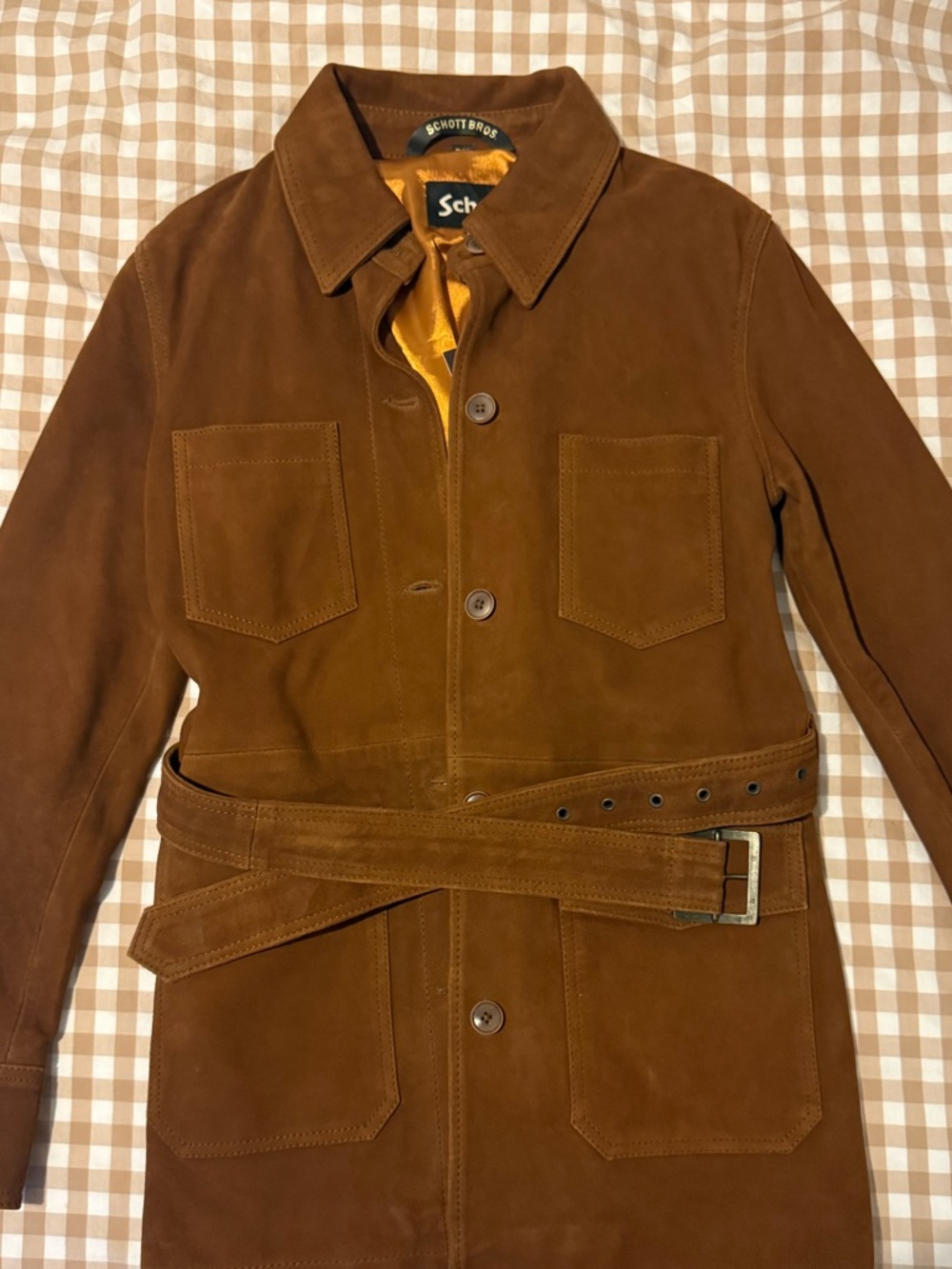 Women’s schott nyc suede coat size small